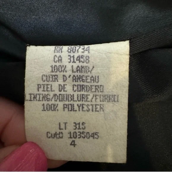 BCBGMaxAzria Leather Skirt Black Mini A-Line Size 4 Lamb Leather